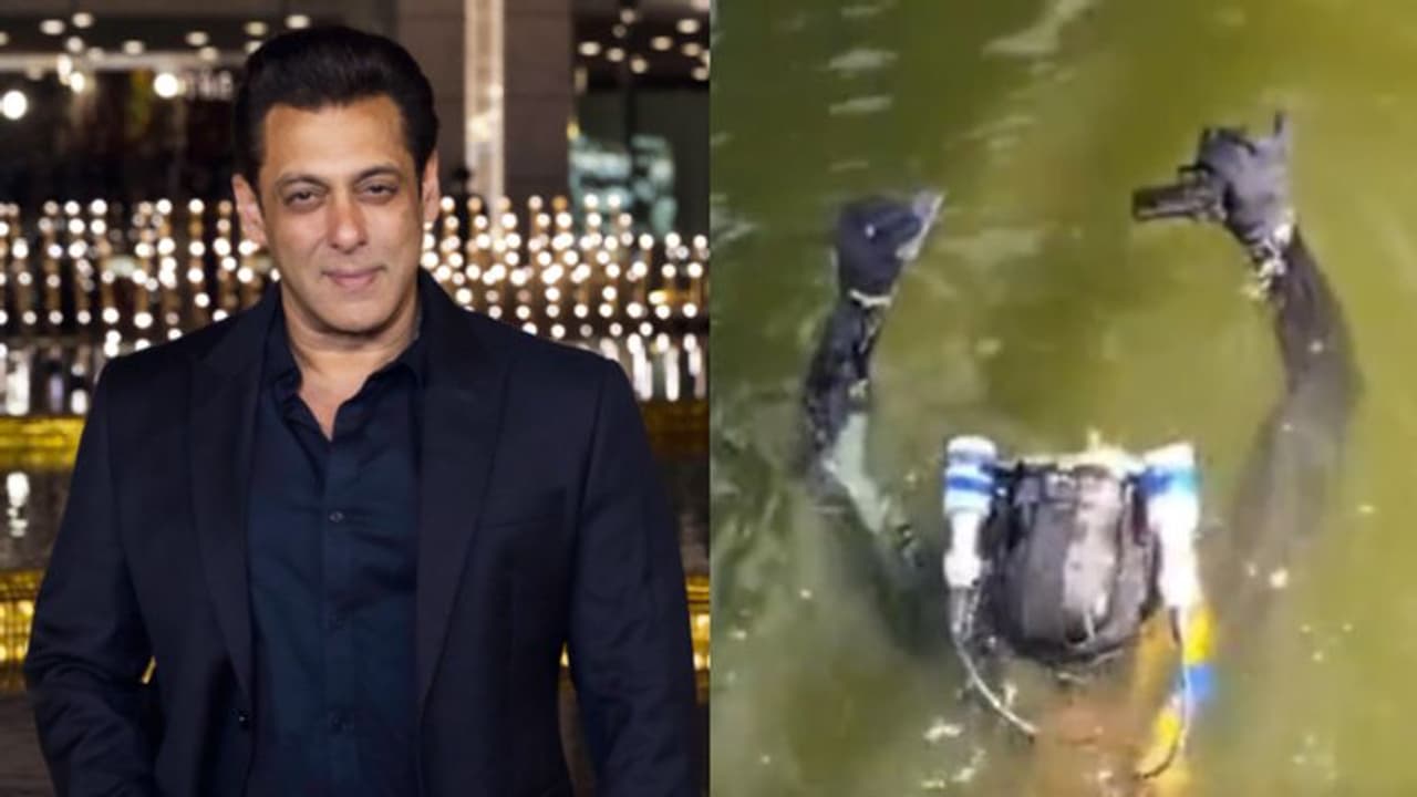 Salman Khan house firing case: Police finds gun used by shooters in Surat's Tapi river, watch video Salman Khan house firing case: Police finds gun used by shooters in Surat's Tapi river, watch video