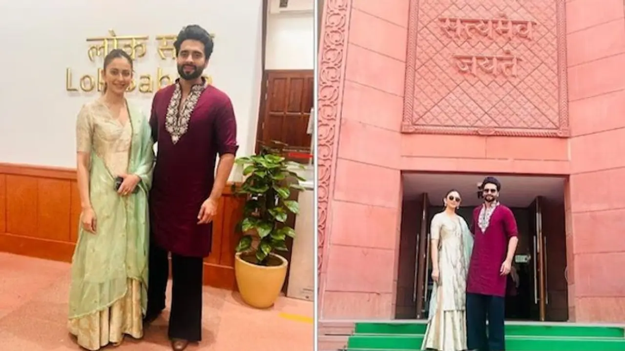 Newlywed Rakul Preet Singh Jackky Bhagnani visit new Parliament building, call it ‘unforgettable moment' Newlywed Rakul Preet Singh Jackky Bhagnani visit new Parliament building, call it ‘unforgettable moment'