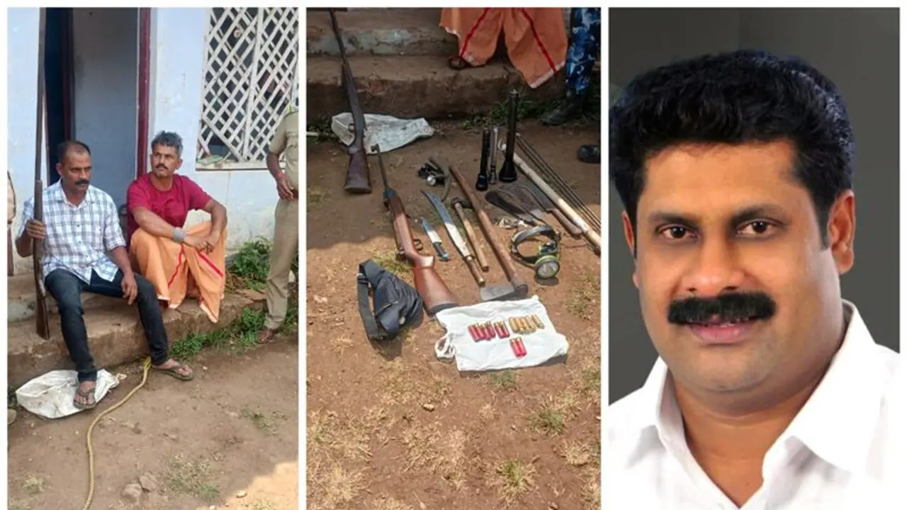 வனவிலங்கு வேட்டை; 3 துப்பாக்கிகள், தோட்டாக்கள் பறிமுதல் பழனிசாமியின் நெருங்கிய நண்பருக்கு போலீஸ் வலை