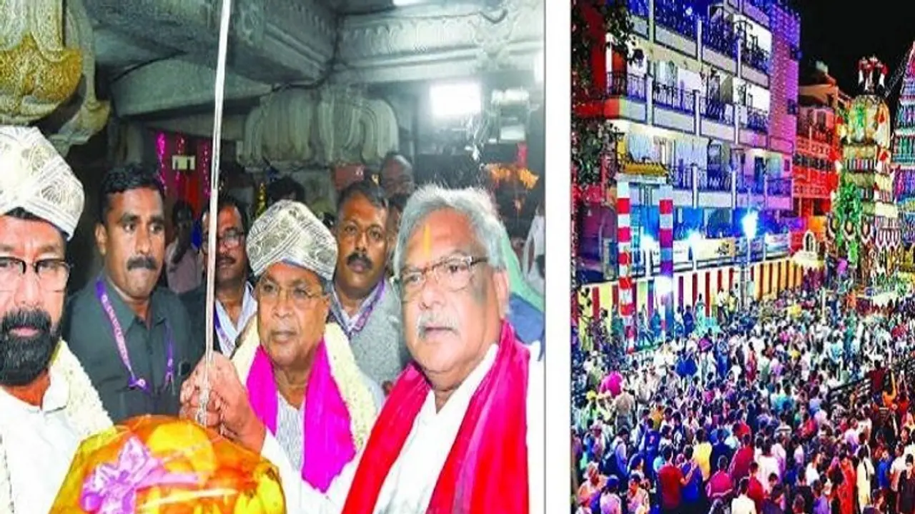 ಬೆಂಗ್ಳೂರು ಕರಗದಲ್ಲಿ ಗೋವಿಂದನದ್ದೇ ಜಪ: ಸಿಎಂ ಭೇಟಿ ವೇಳೆ ಮೋದಿ, ಮೋದಿ... ಘೋಷಣೆ..! ಬೆಂಗ್ಳೂರು ಕರಗದಲ್ಲಿ ಗೋವಿಂದನದ್ದೇ ಜಪ: ಸಿಎಂ ಭೇಟಿ ವೇಳೆ ಮೋದಿ, ಮೋದಿ... ಘೋಷಣೆ..!