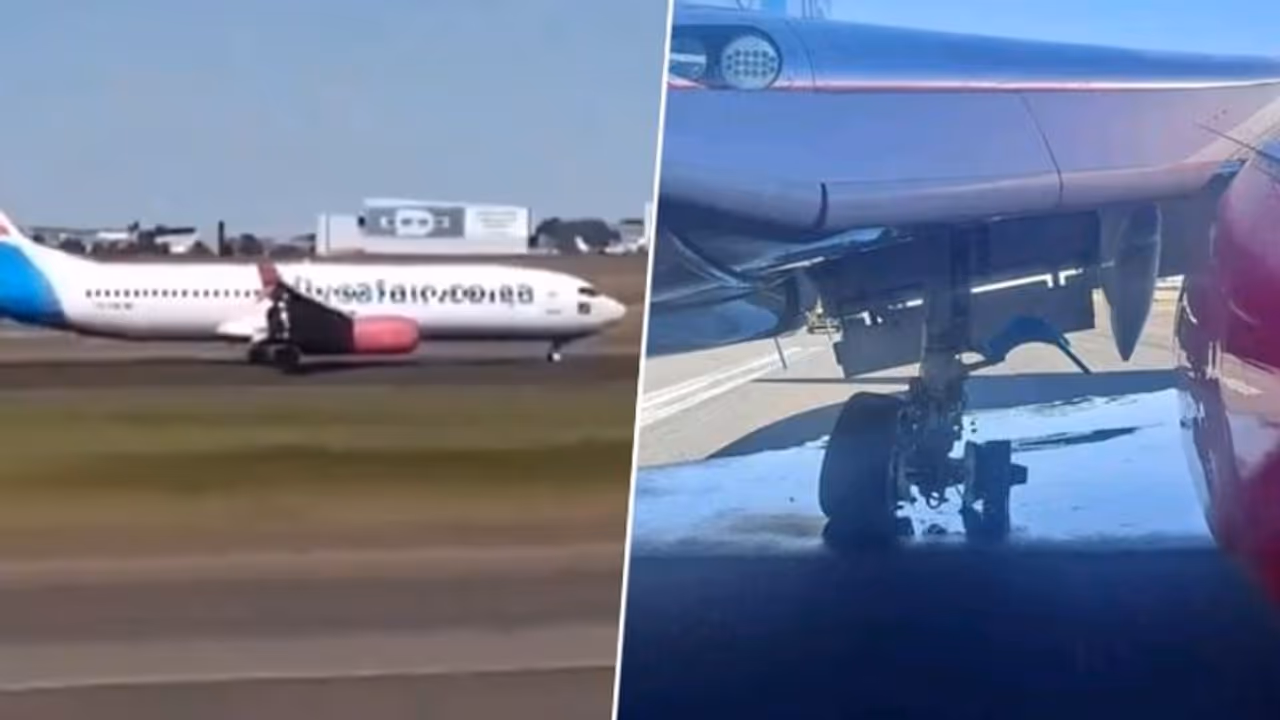 Another Boeing 737 SHOCKER! FlySafair flight loses wheel during takeoff in Johannesburg; WATCH viral video Another Boeing 737 SHOCKER! FlySafair flight loses wheel during takeoff in Johannesburg; WATCH viral video