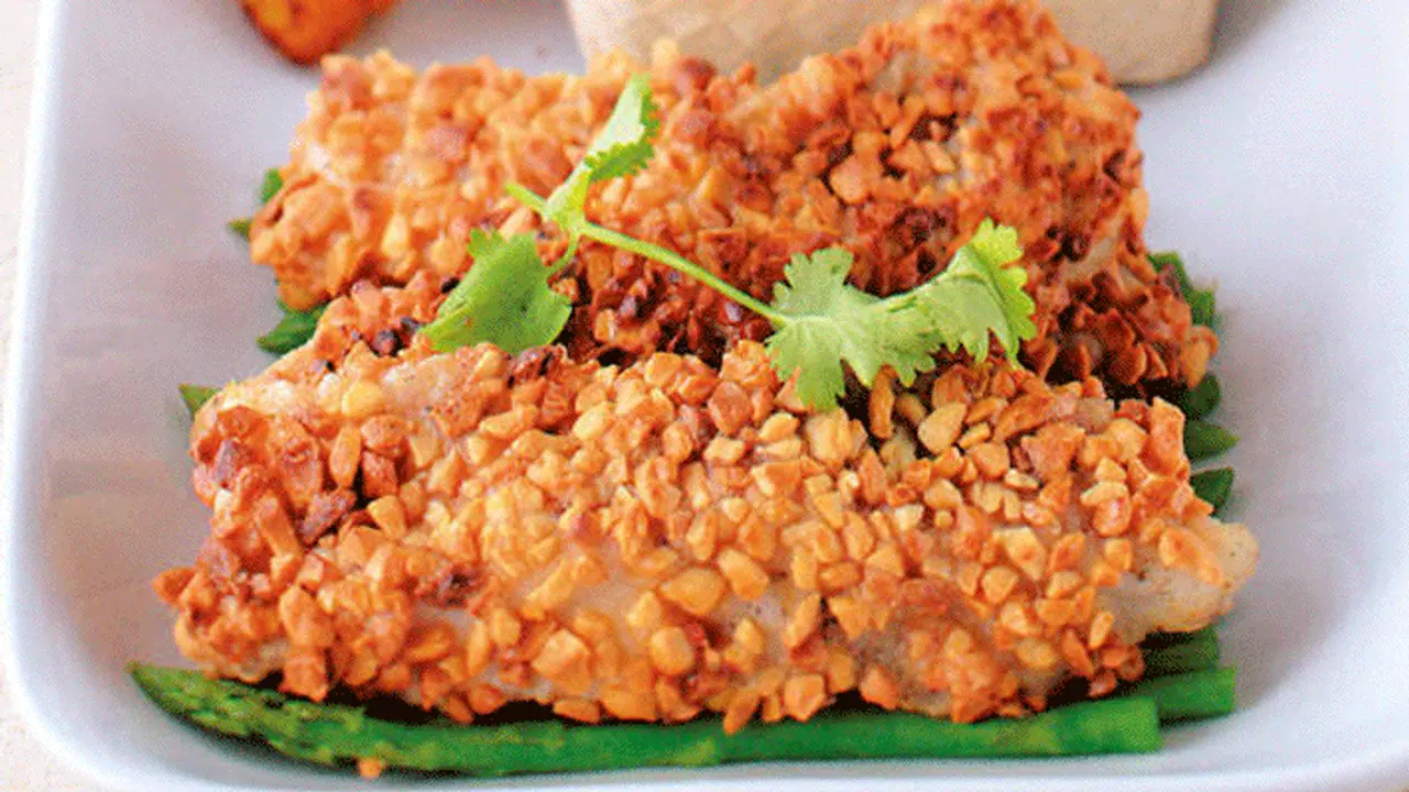 Peanuts and chicken