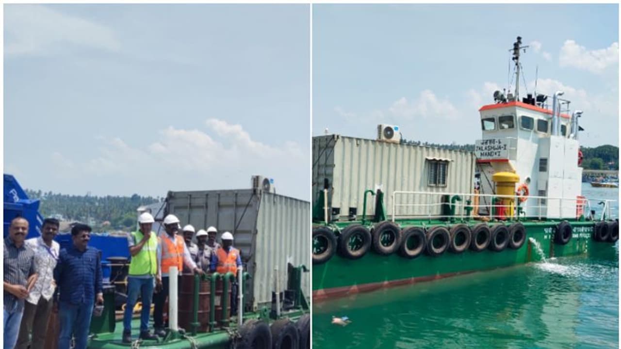 ചരിത്രത്തിൽ ഇതാദ്യം; വിഴിഞ്ഞത്ത് നിന്ന് കൊളംബോയിലേക്ക് കൊണ്ടു പോകുന്ന കപ്പലുകൾക്ക് സാനിറ്റേഷൻ നടത്തി ചരിത്രത്തിൽ ഇതാദ്യം; വിഴിഞ്ഞത്ത് നിന്ന് കൊളംബോയിലേക്ക് കൊണ്ടു പോകുന്ന കപ്പലുകൾക്ക് സാനിറ്റേഷൻ നടത്തി