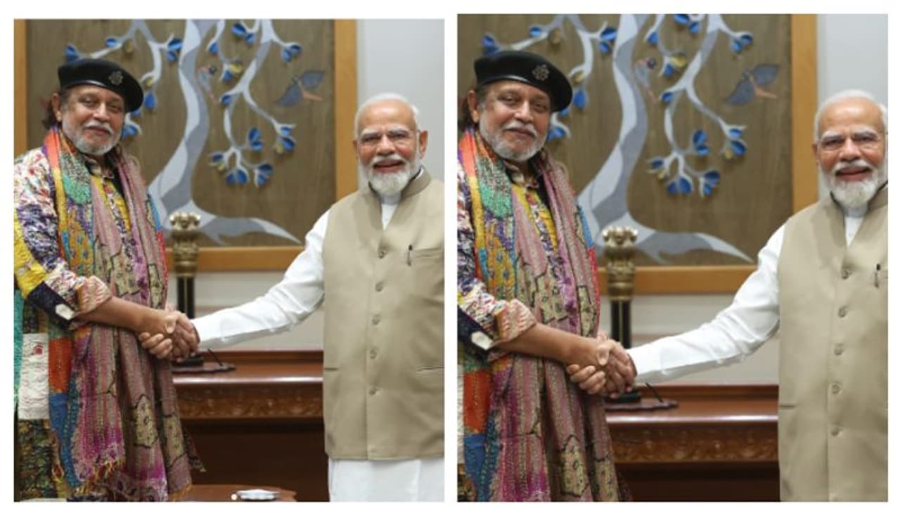 Mithun Chakraborty meets PM Narendra Modi post receiving Padma Bhushan award from President; pics go VIRAL