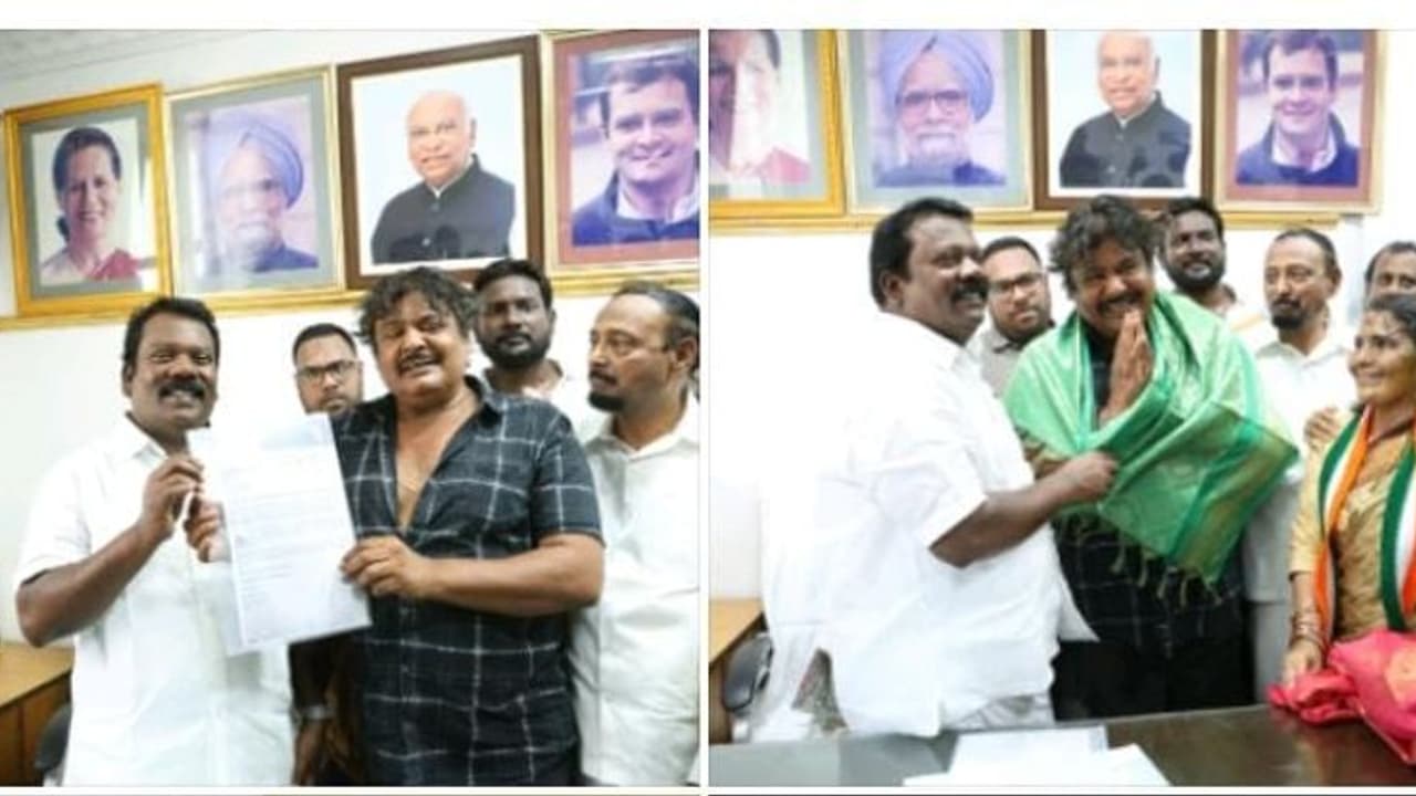 Mansoor Ali Khan : பலாப்பழ சின்னத்துடன் தேர்தலில் போட்டியிட்ட மன்சூர் அலிகான்.. திடீரென காங்கிரஸ்க்கு பல்டி Mansoor Ali Khan : பலாப்பழ சின்னத்துடன் தேர்தலில் போட்டியிட்ட மன்சூர் அலிகான்.. திடீரென காங்கிரஸ்க்கு பல்டி