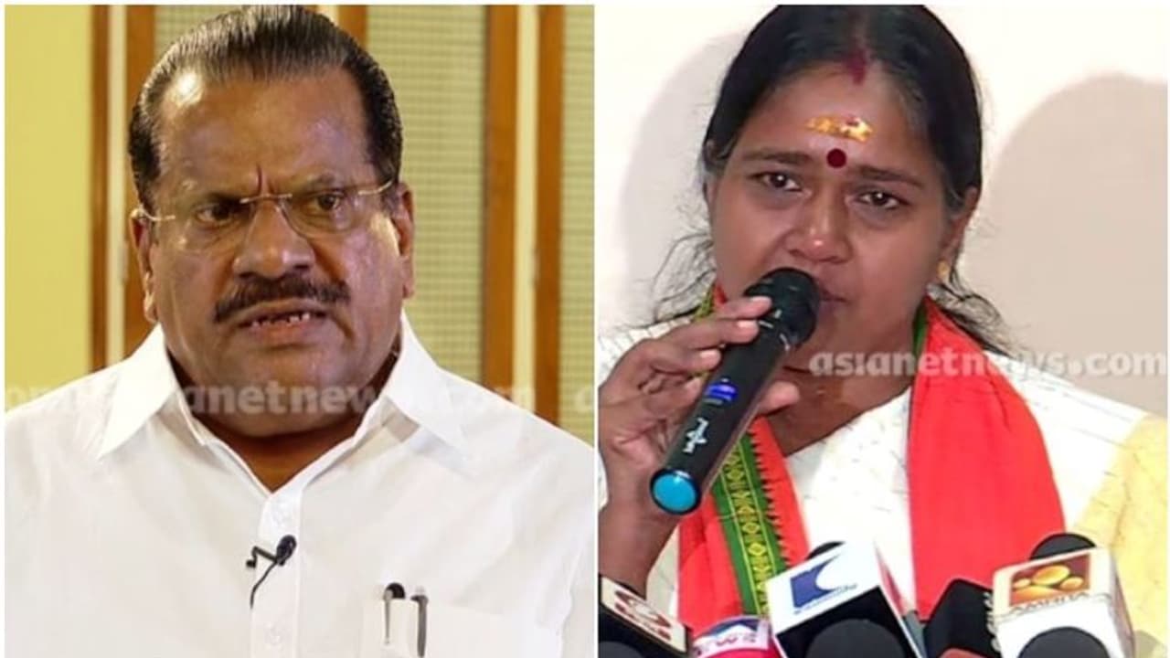 ശോഭയുടെ ആരോപണം നിഷേധിച്ച് ഇപിയുടെ മകൻ, ഫോണിൽ വിളിച്ചെങ്കിലും താൻ എടുത്തില്ലെന്നും പ്രതികരണം