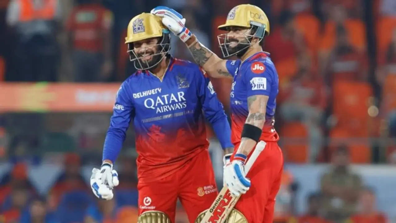 കോലിക്കും പാടീദാറിനും അർധസെഞ്ചുറി; ആര്സിബിക്കെതിരെ ഹൈദരാബാദിന് 207 റണ്സ് വിജയലക്ഷ്യം കോലിക്കും പാടീദാറിനും അർധസെഞ്ചുറി; ആര്സിബിക്കെതിരെ ഹൈദരാബാദിന് 207 റണ്സ് വിജയലക്ഷ്യം