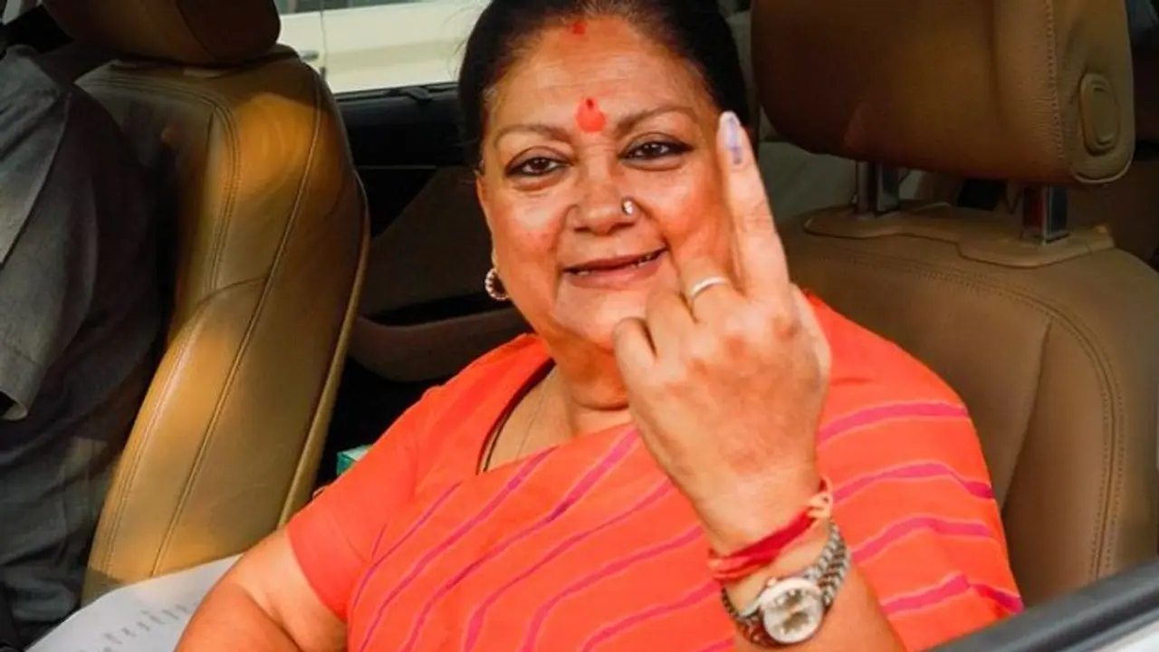 Lok Sabha Elections 2024: 'We will make history,' says confident Vasundhara Raje after casting her vote