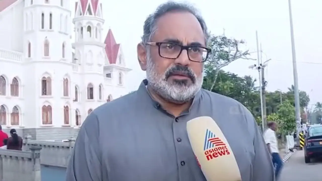 Congress engages in illegal activities, allows 'friendly' builders to encroach, alleges Rajeev Chandrasekhar