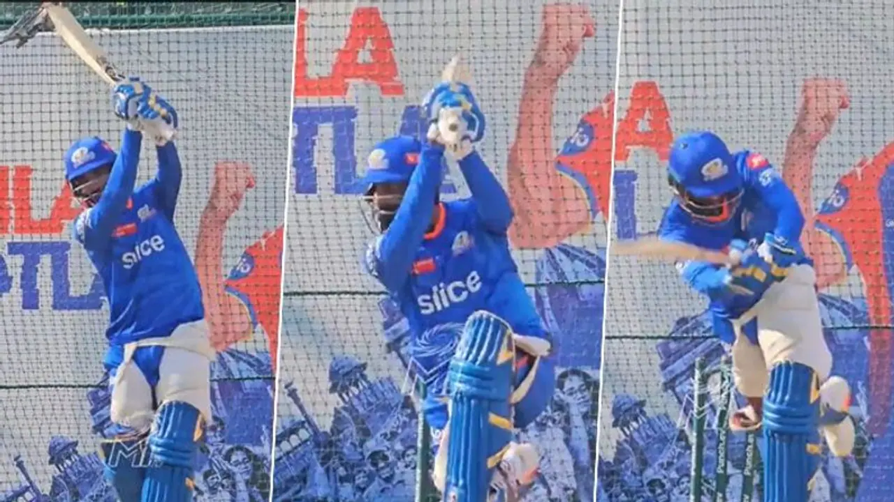 IPL 2024: 'Aaj batting tera Jassi bhai karega!' MI's Jasprit Bumrah shows off skills ahead of DC clash (WATCH) IPL 2024: 'Aaj batting tera Jassi bhai karega!' MI's Jasprit Bumrah shows off skills ahead of DC clash (WATCH)