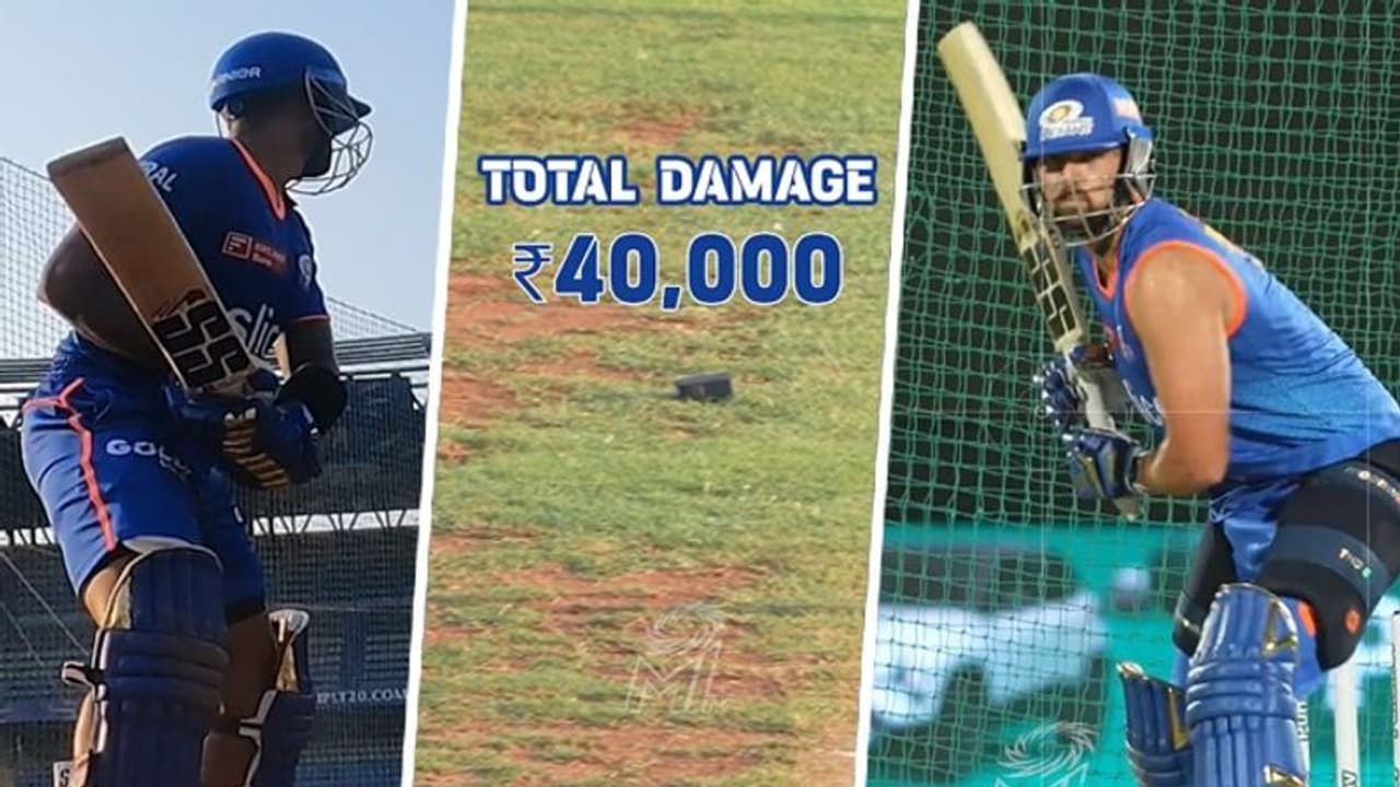 IPL 2024: Mumbai Indian batters have broken cameras worth Rs 40,000 during net sessions so far (WATCH)