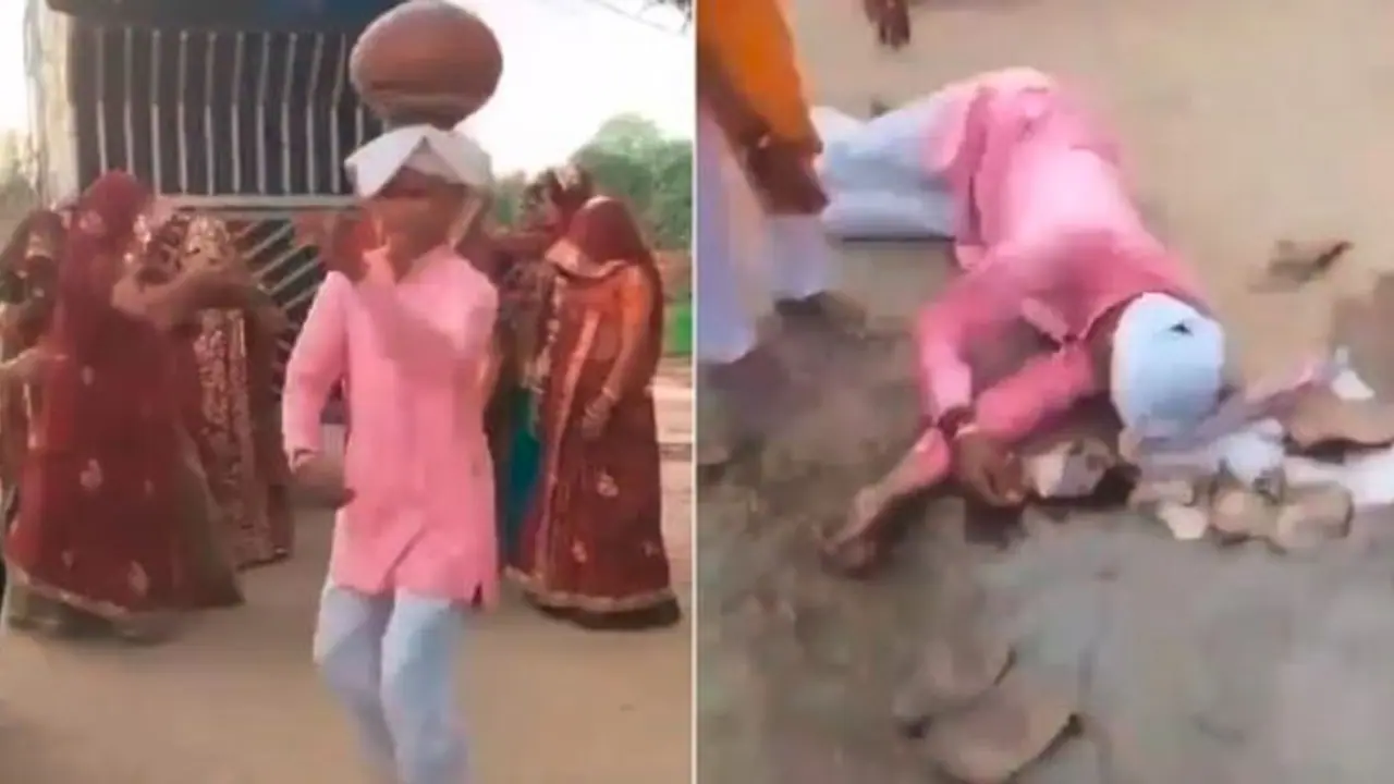 ಅಳಿಯನ ಮದ್ವೆಯಲ್ಲಿ ಡಾನ್ಸ್ ಮಾಡುತ್ತಿದ್ದಾಗಲೇ ಹೃದಯಾಘಾತ: ಕುಸಿದು ಬಿದ್ದು ಮಾವ ಸಾವು ಅಳಿಯನ ಮದ್ವೆಯಲ್ಲಿ ಡಾನ್ಸ್ ಮಾಡುತ್ತಿದ್ದಾಗಲೇ ಹೃದಯಾಘಾತ: ಕುಸಿದು ಬಿದ್ದು ಮಾವ ಸಾವು