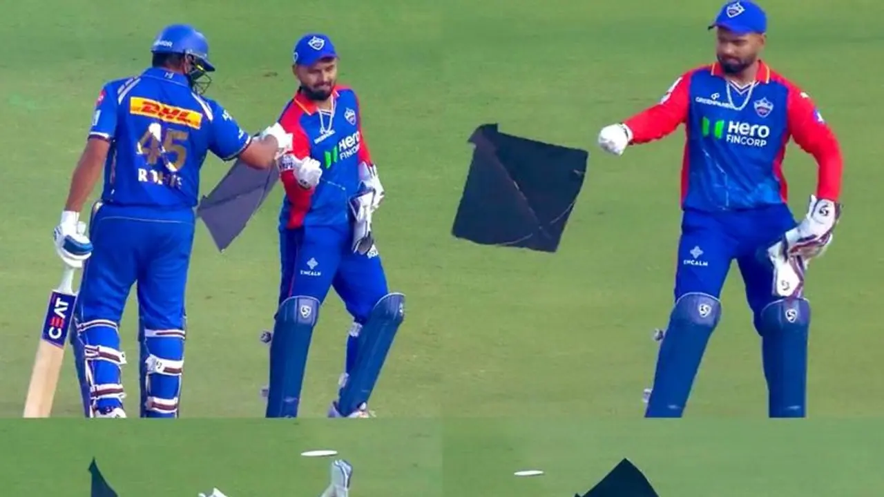 IPL 2024, DC vs MI: Rohit Sharma gives Rishabh Pant a kite, here's what DC skipper does (WATCH)