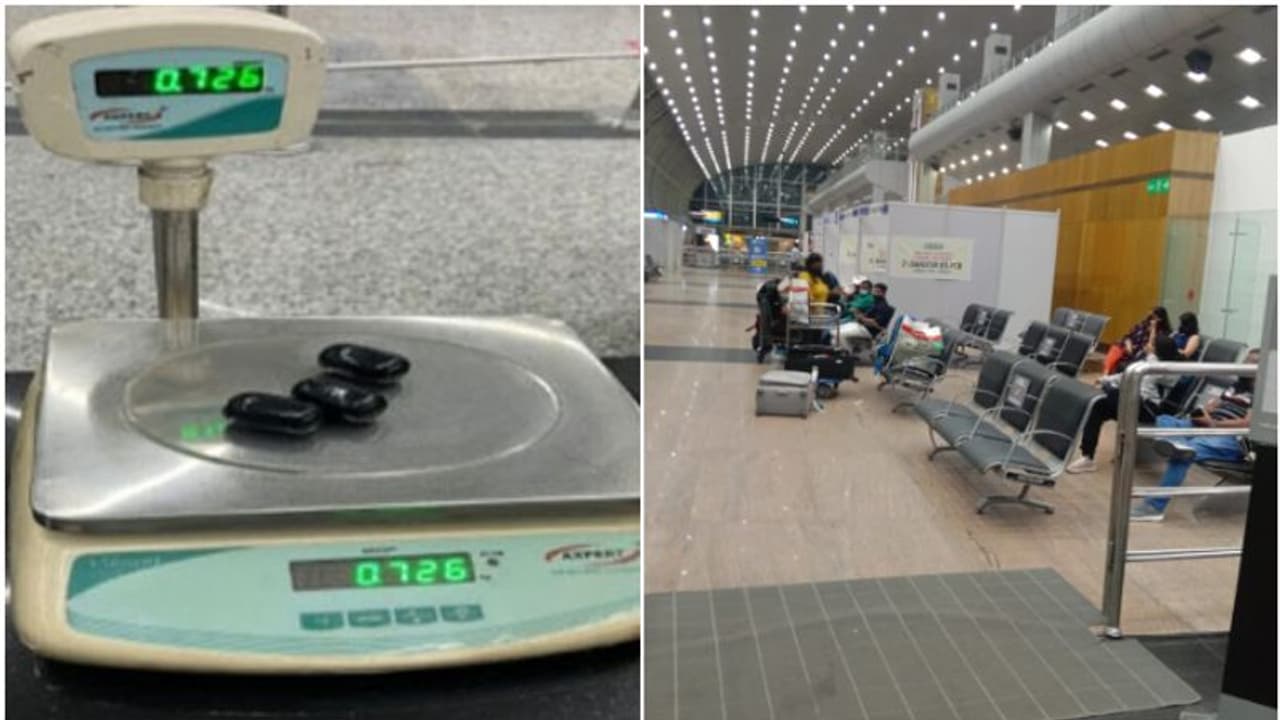 'എത്തിയത് എയര്ഇന്ത്യ എക്സ്പ്രസില്, പരുങ്ങല്'; മലദ്വാരത്തില് 45 ലക്ഷത്തിന്റെ സ്വര്ണവുമായി യുവാവ് പിടിയില് 'എത്തിയത് എയര്ഇന്ത്യ എക്സ്പ്രസില്, പരുങ്ങല്'; മലദ്വാരത്തില് 45 ലക്ഷത്തിന്റെ സ്വര്ണവുമായി യുവാവ് പിടിയില്