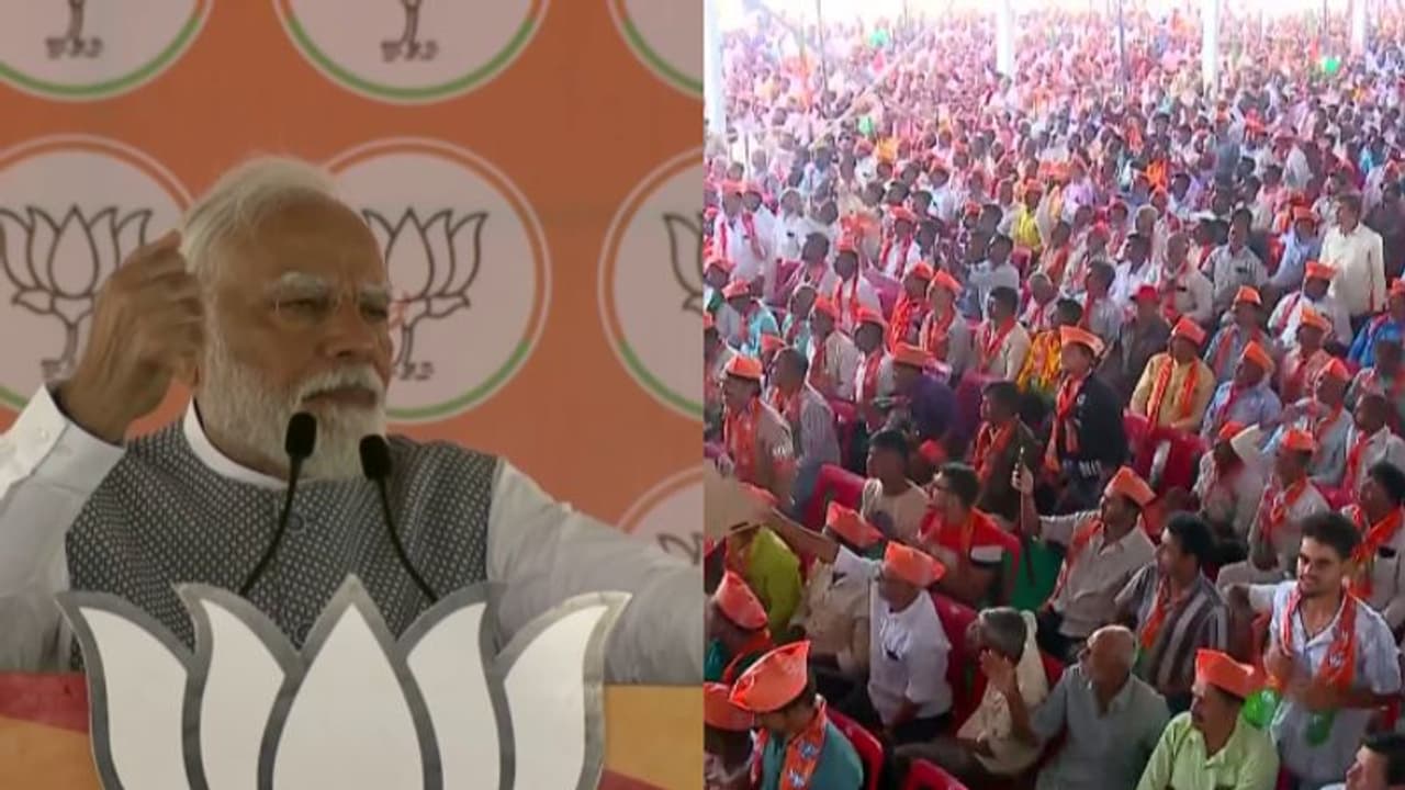 'ഞാൻ ജീവനോടെയുണ്ടെങ്കിൽ നിങ്ങളുടെ താലിയിൽ കൈവെയ്ക്കാൻ കോണ്‍ഗ്രസിനെ സമ്മതിക്കില്ല'; ആഞ്ഞടിച്ച് മോദി