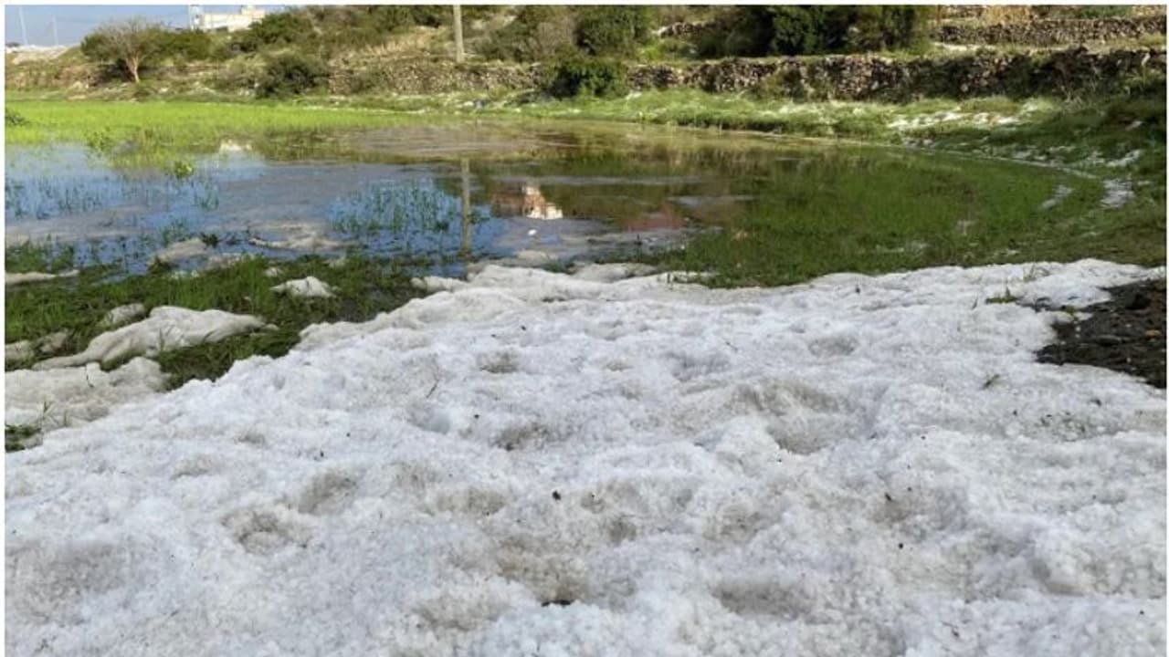 സൗദി അറേബ്യയിൽ ചിലയിടങ്ങളില് മഴയും ആലിപ്പഴ വർഷവും തുടരുന്നു സൗദി അറേബ്യയിൽ ചിലയിടങ്ങളില് മഴയും ആലിപ്പഴ വർഷവും തുടരുന്നു