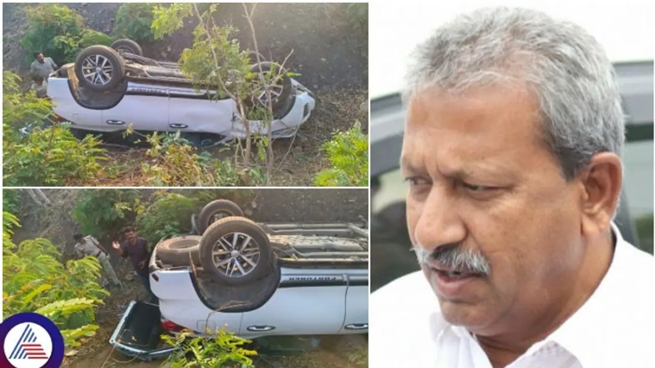 Breaking: ಮಾಜಿ ಸಚಿವ ಬೈರತಿ ಬಸವರಾಜು ಕಾರು ಪಲ್ಟಿ; ಪ್ರಾಣಾಪಾಯದಿಂದ ಪಾರು