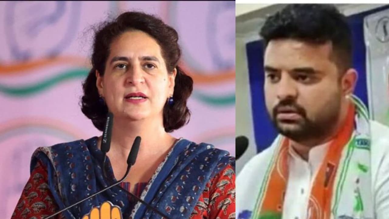 'ആയിരത്തോളം സ്ത്രീകളെ പീഡിപ്പിച്ച ആളാണ് പ്രജ്വൽ, അയാളുമായി വേദി പങ്കിട്ടയാളാണ് മോദി', ആഞ്ഞടിച്ച് പ്രിയങ്ക 