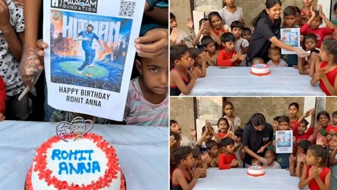 Happy Birthday Rohit Sharma: Hitman's fans cut cake, distribute food among needy people (WATCH)