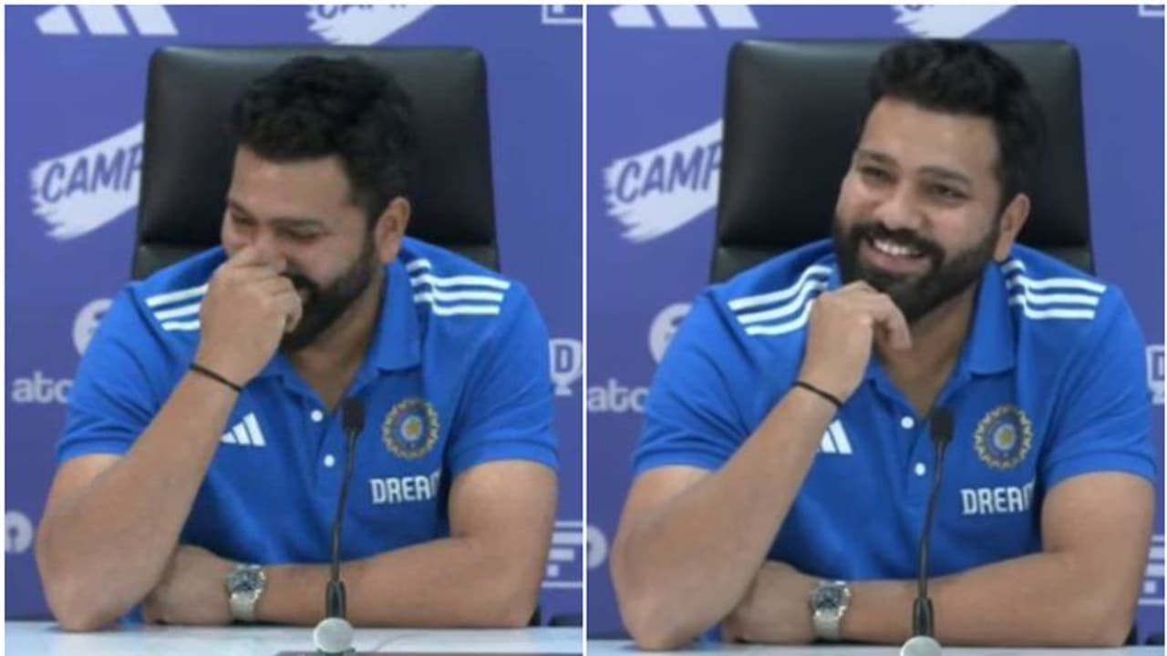 കോലിയുടെ സ്ട്രൈക്ക് റേറ്റുമായി ബന്ധപ്പെട്ട ചോദ്യത്തിന് രോഹിത്തിന്റെ പരിഹാസചിരി; മറുപടി പറഞ്ഞ് അഗാര്ക്കര് കോലിയുടെ സ്ട്രൈക്ക് റേറ്റുമായി ബന്ധപ്പെട്ട ചോദ്യത്തിന് രോഹിത്തിന്റെ പരിഹാസചിരി; മറുപടി പറഞ്ഞ് അഗാര്ക്കര്