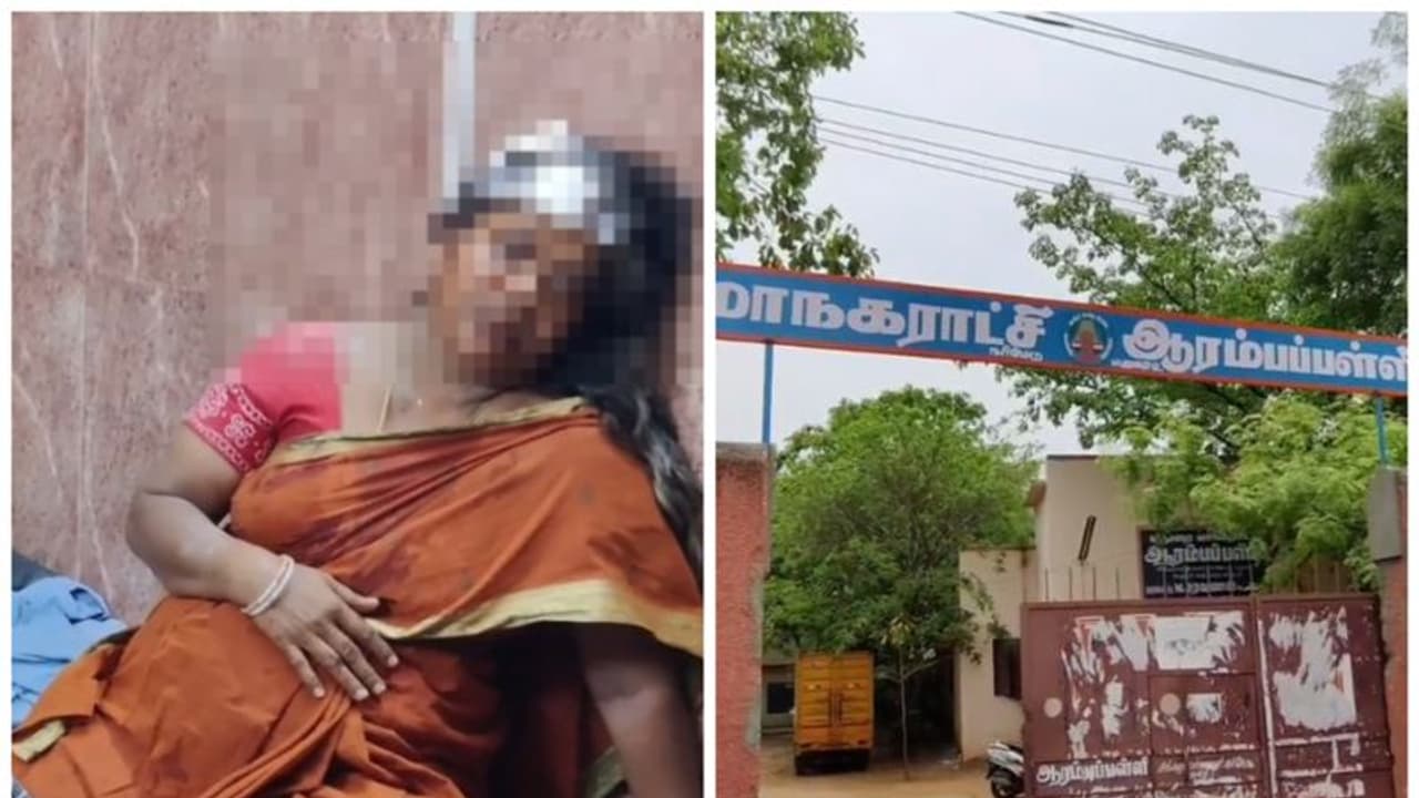 மதுரையில் ஆரம்ப சுகதார நிலைய மேற்கூரை இடிந்து விழுந்து மூதாட்டி படுகாயம்; தடுப்பூசி போட வந்தவருக்கு தையல்