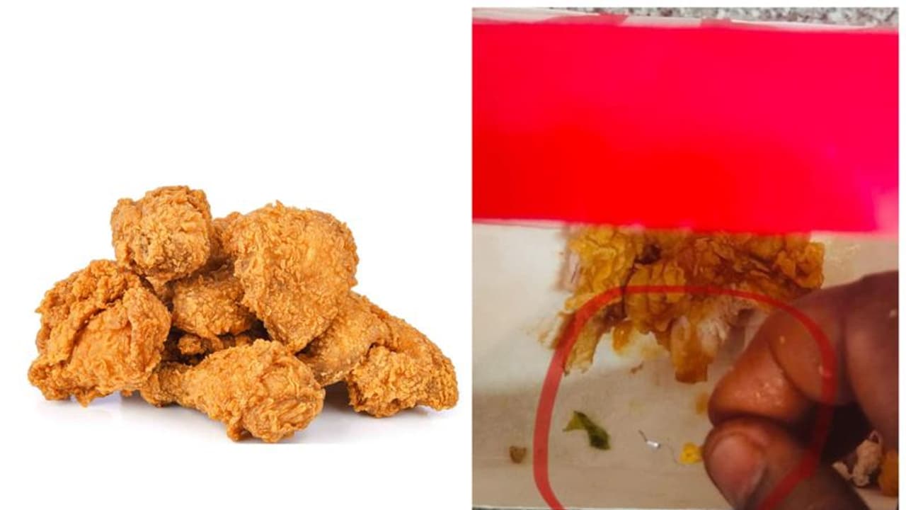 கோவையில் பிரபல தனியார் உணவக சிக்கனில் இரும்பு கம்பி; பெங்களூருவில் இருந்து அதிரடி காட்டிய வாடிக்கையாளர்