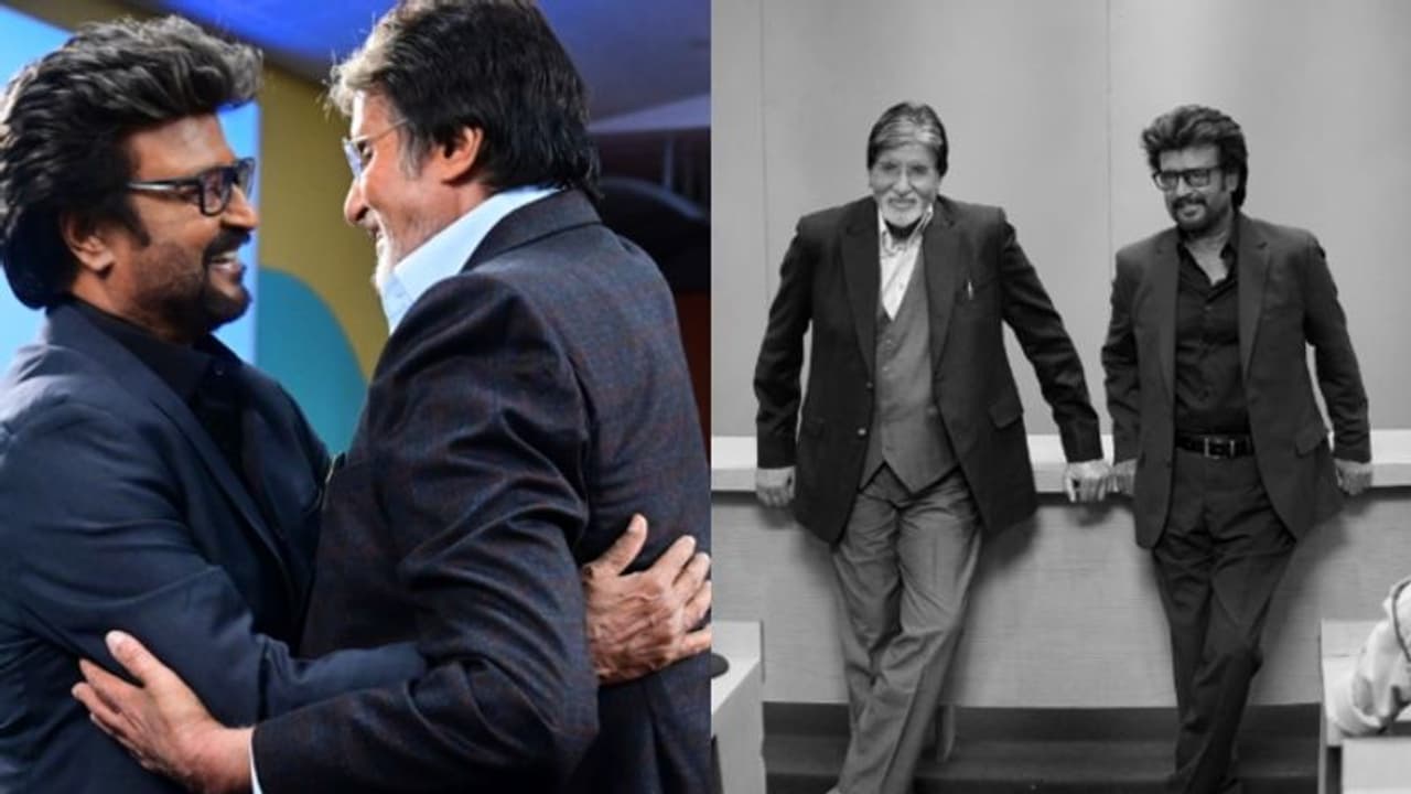 തലൈവരും ബിഗ് ബിയും ഒരു ഫ്രൈമില്‍: ചിത്രങ്ങള്‍ വൈറല്‍