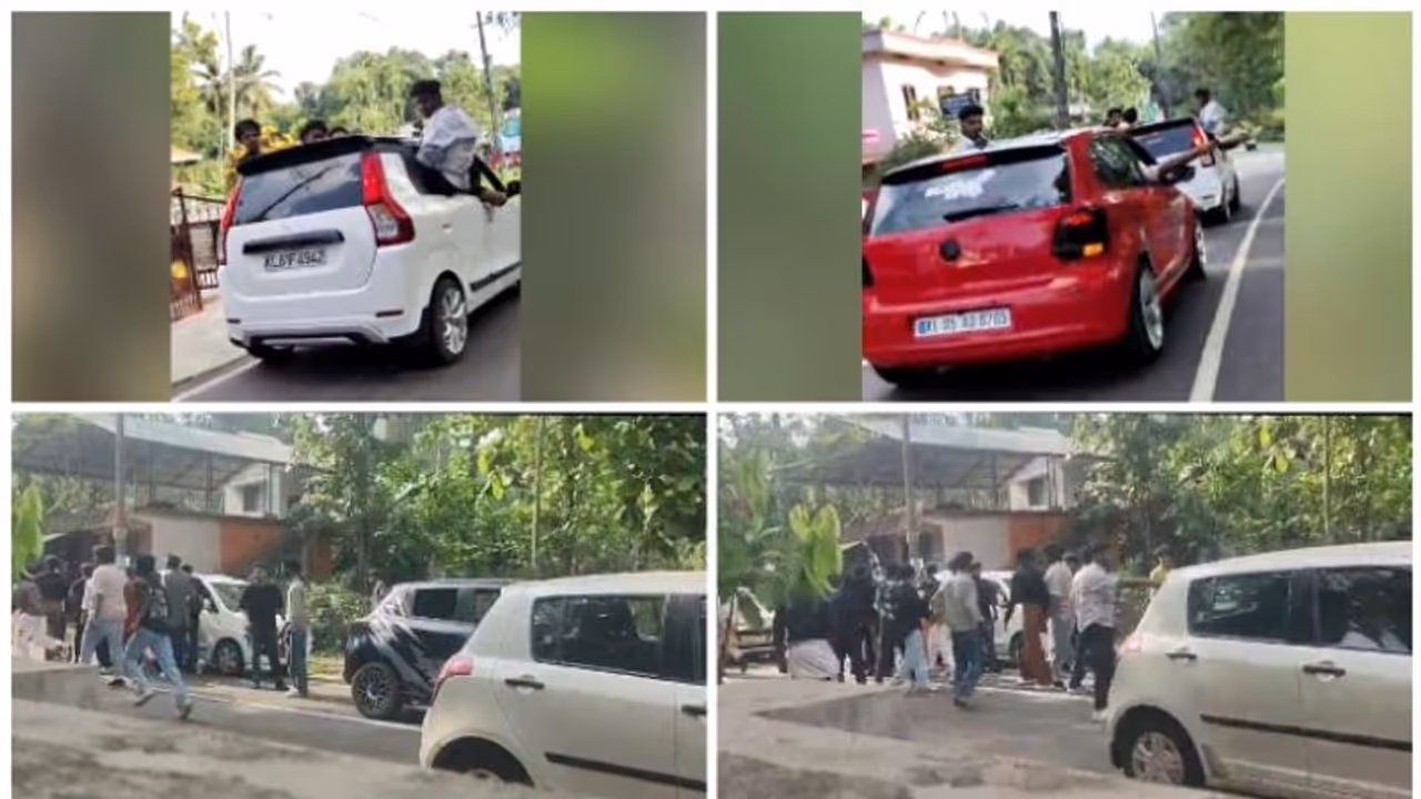 കാറിന്റെ ഡോറിലിരുന്ന് സാഹസിക യാത്ര, ചോദ്യം ചെയ്ത കുടുംബത്തെ ആക്രമിച്ചു; കായംകുളത്ത് യുവാക്കൾക്കെതിരെ കേസ്