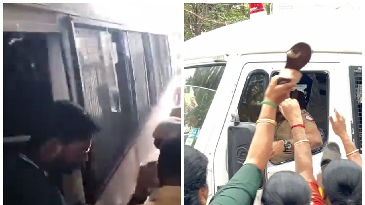 Savukku Sahankar: சவுக்கு சங்கரை செருப்பால் அடிக்க பாய்ந்த பெண்கள்; கோவை நீதிமன்ற வளாகத்தில் பரபரப்பு