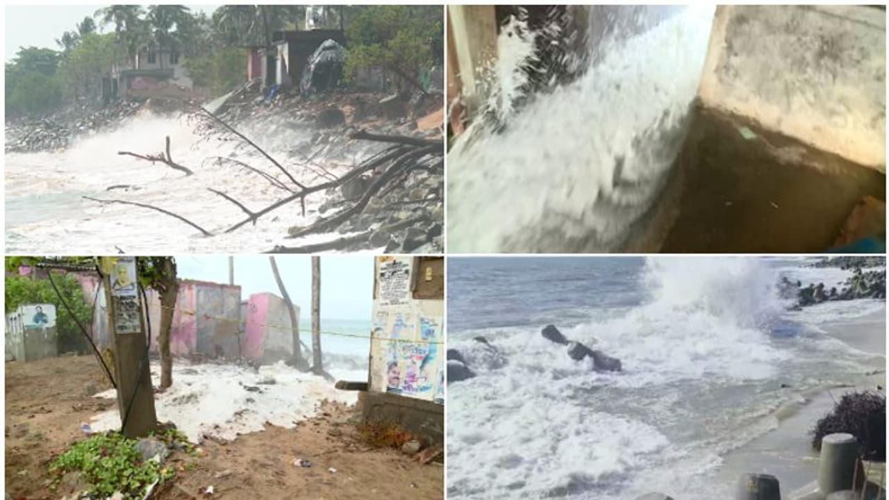 സംസ്ഥാനത്താകെ തീരദേശ മേഖലകളിൽ കടലാക്രമണം; കരകടന്ന് കടൽ, വീടുകളിൽ വെള്ളം കയറി, ഓറഞ്ച് അലർട്ട് തുടരുന്നു സംസ്ഥാനത്താകെ തീരദേശ മേഖലകളിൽ കടലാക്രമണം; കരകടന്ന് കടൽ, വീടുകളിൽ വെള്ളം കയറി, ഓറഞ്ച് അലർട്ട് തുടരുന്നു