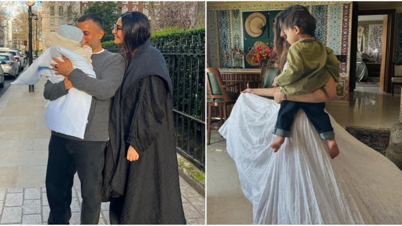 Sonam Kapoor enjoys 'Sunday Funday' with her cub 'Vayu; shares adorable picture