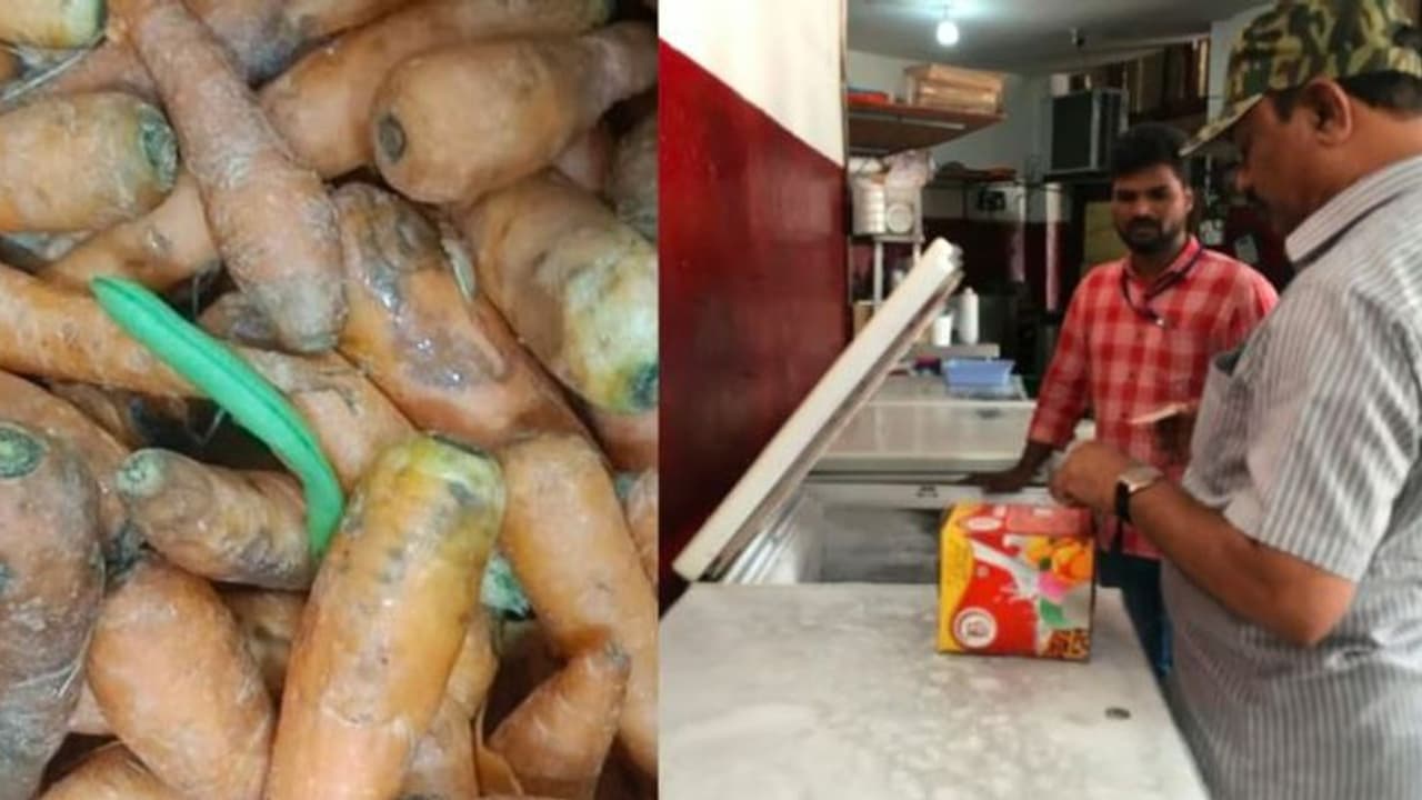 ಐಸ್‌ಕ್ರೀಂ ಬಾಕ್ಸ್‌ನಲ್ಲಿ ಜಿರಳೆ, ಫಂಗಸ್ ಬಂದ ಕ್ಯಾರೆಟ್‌; ಹೊಟೇಲ್‌ ರೈಡ್ ಮಾಡಿದ ಆರೋಗ್ಯ ಅಧಿಕಾರಿಗಳೇ ಬೆಚ್ಚಿಬಿದ್ರು!