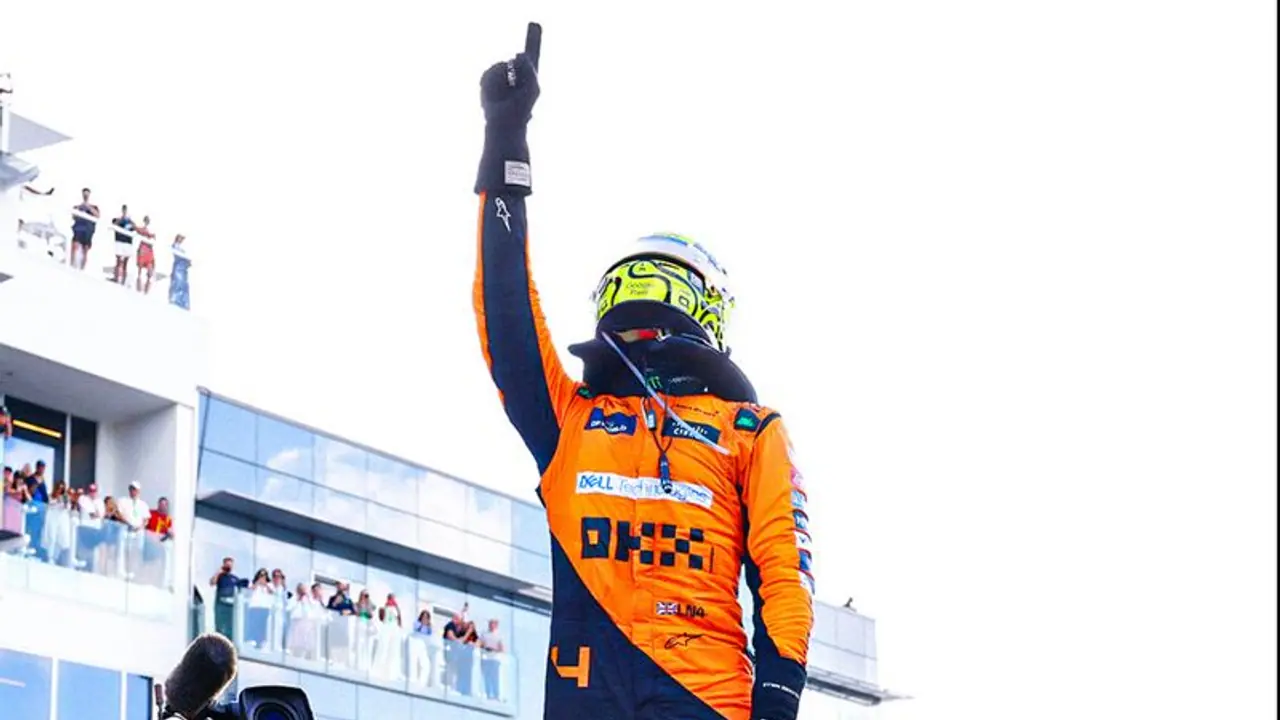 Max Verstappen praises Lando Norris for clinching his maiden Formula 1 victory in Miami Grand Prix (WATCH) Max Verstappen praises Lando Norris for clinching his maiden Formula 1 victory in Miami Grand Prix (WATCH)