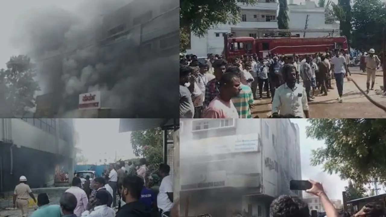 Fire breaks out inside Raksha hospital in Bengaluru’s Rajanukunte, no injuries reported Fire breaks out inside Raksha hospital in Bengaluru’s Rajanukunte, no injuries reported