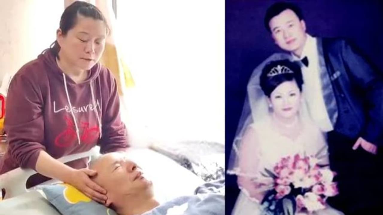 'നിങ്ങൾ വിവാഹം കഴിച്ചത് ഒരു മാലാഖയെയാണ്', 10 വർഷമായി കോമയിലായ ഭർത്താവിനെ പൊന്നുപോലെ നോക്കി യുവതി 'നിങ്ങൾ വിവാഹം കഴിച്ചത് ഒരു മാലാഖയെയാണ്', 10 വർഷമായി കോമയിലായ ഭർത്താവിനെ പൊന്നുപോലെ നോക്കി യുവതി