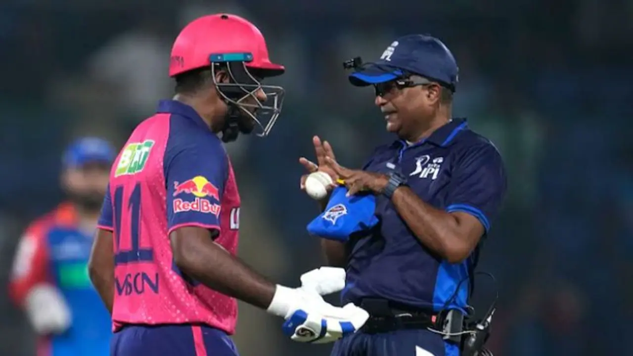 IPL 2024: RR skipper Sanju Samson fined 30% match fees for breaching Code of Conduct during DC clash