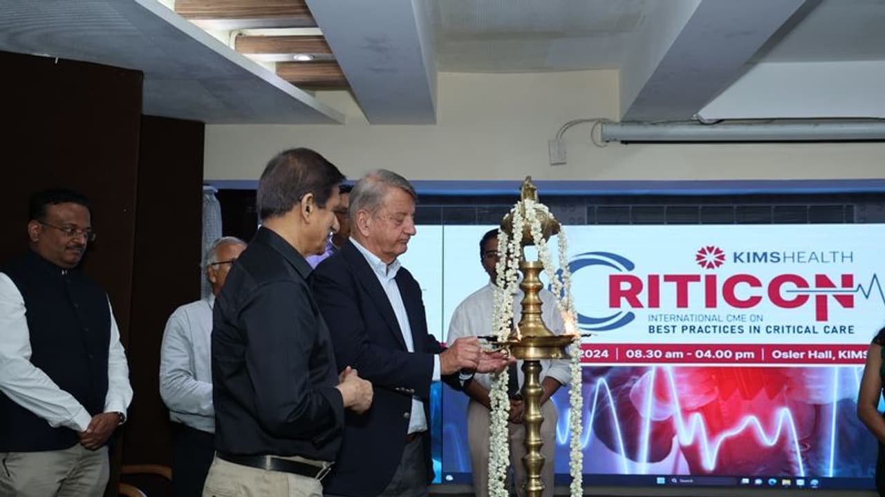 ക്രിട്ടിക്കല്‍ കെയര്‍ മെഡിസിനിലെ മികച്ച മാതൃകകള്‍ ചര്‍ച്ച ചെയ്ത് രാജ്യാന്തര 'ക്രിട്ടിക്കോണ്‍' സമ്മേളനം