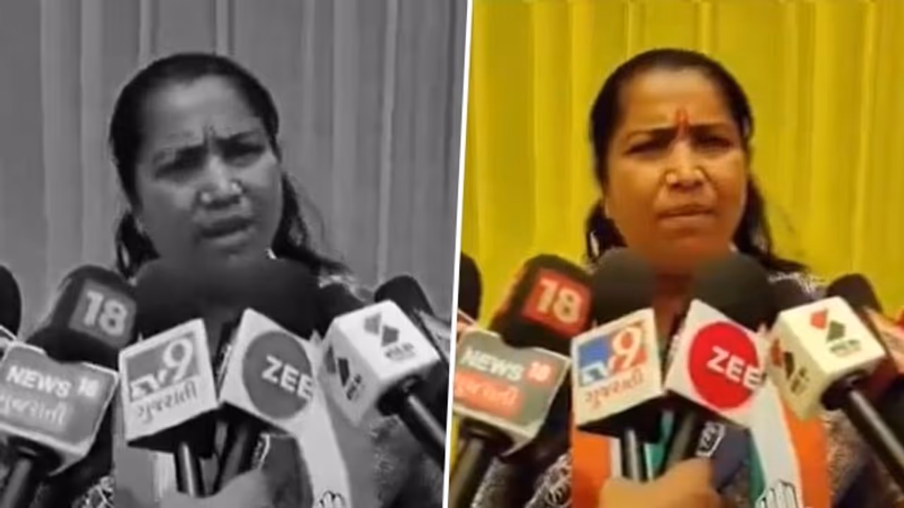 'Vote for India Airlines': Gujarat Congress woman candidate's faux pas amid LS Polls goes viral (WATCH)