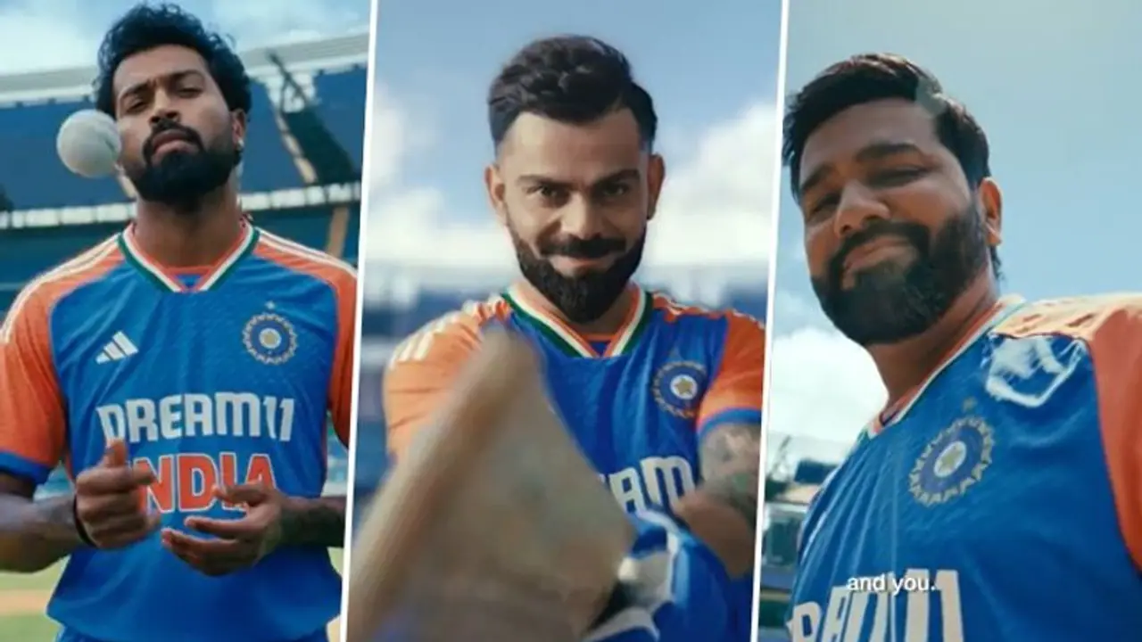 T20 World Cup 2024: Rohit Sharma, Virat Kohli & others sporting new Team India jersey wins hearts (WATCH) T20 World Cup 2024: Rohit Sharma, Virat Kohli & others sporting new Team India jersey wins hearts (WATCH)