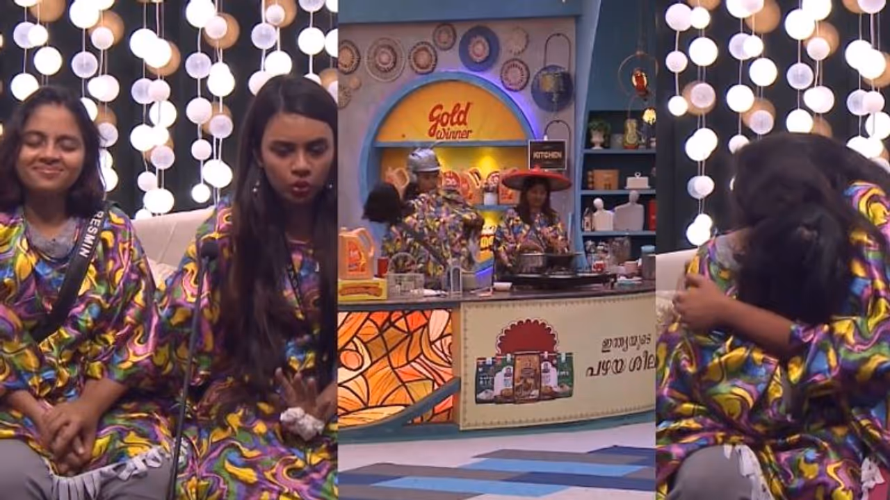 ജാസ്മിന്റെ ദേഹത്ത് കൈവച്ച് രസ്മിന്: ബിഗ് ബോസ് വീട്ടില് വീണ്ടും അടി, നാടകീയ രംഗങ്ങള് ജാസ്മിന്റെ ദേഹത്ത് കൈവച്ച് രസ്മിന്: ബിഗ് ബോസ് വീട്ടില് വീണ്ടും അടി, നാടകീയ രംഗങ്ങള്