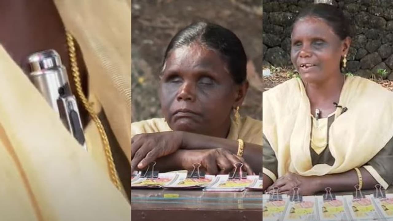 ജന്മനാ കാഴ്ചയില്ല, ഏക വരുമാനം ലോട്ടറി, അതും മോഷ്ടിച്ച് ഒരാൾ; പെൻ ക്യാമറയിൽ കുടുക്കി റോസമ്മ, ക്ഷമിച്ച് വിട്ടു!