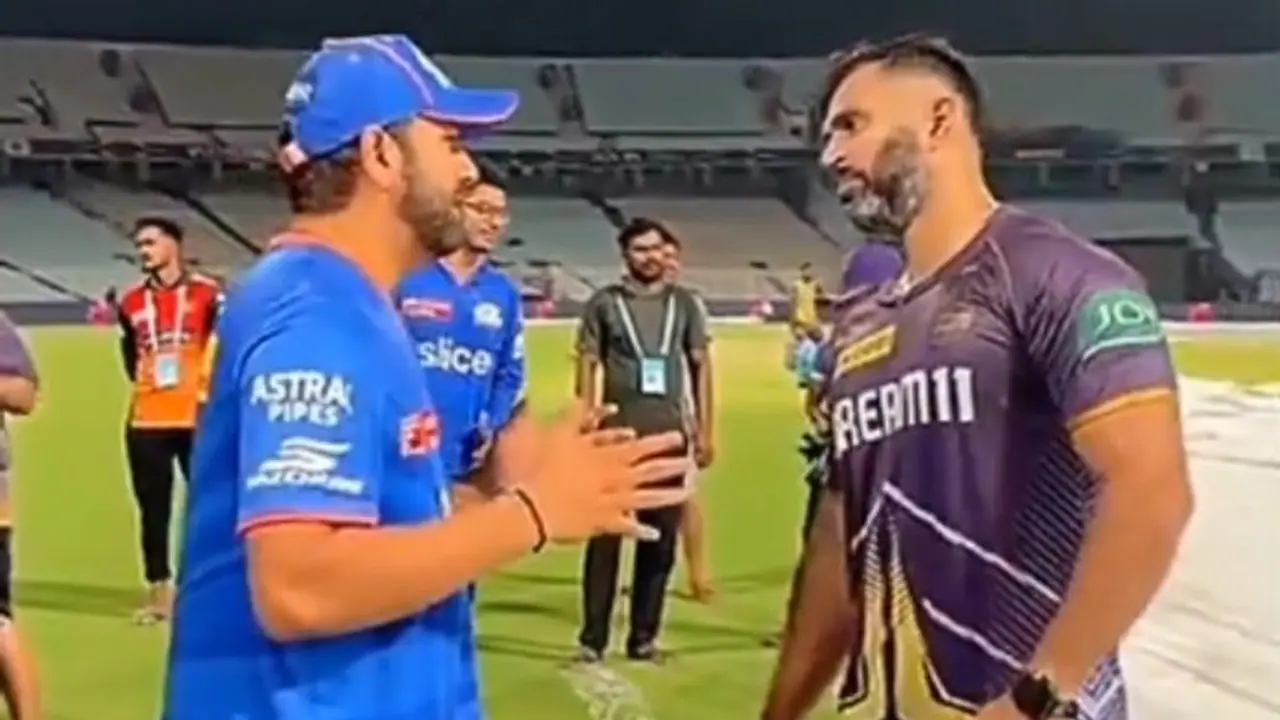 കൊൽക്കത്ത പരിശീലകനുമായുള്ള സ്വകാര്യ സംഭാഷണം പുറത്തുവിട്ടു, സ്റ്റാ‍‍ർ സ്പോർട്സിനെതിരെ തുറന്നടിച്ച് രോഹിത് ശർമ