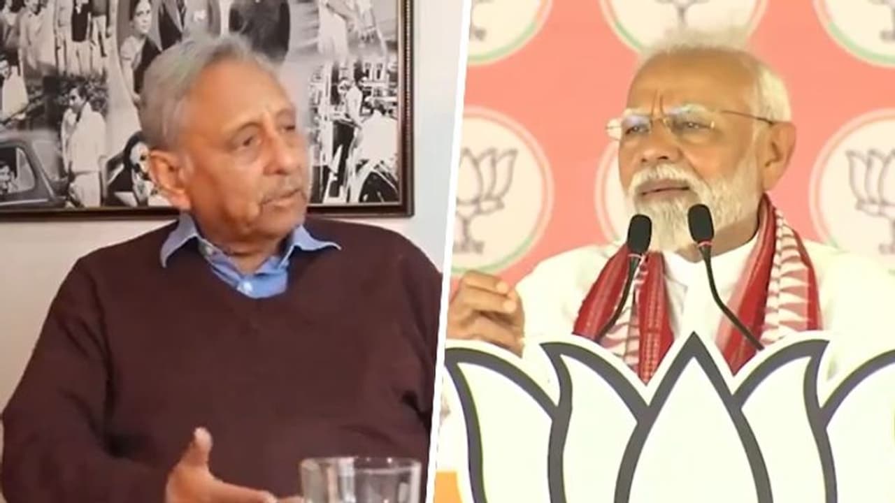 'Congress trying to scare country': PM Modi responds to Mani Shankar Aiyar's 'atom bomb' remark (WATCH) 'Congress trying to scare country': PM Modi responds to Mani Shankar Aiyar's 'atom bomb' remark (WATCH)