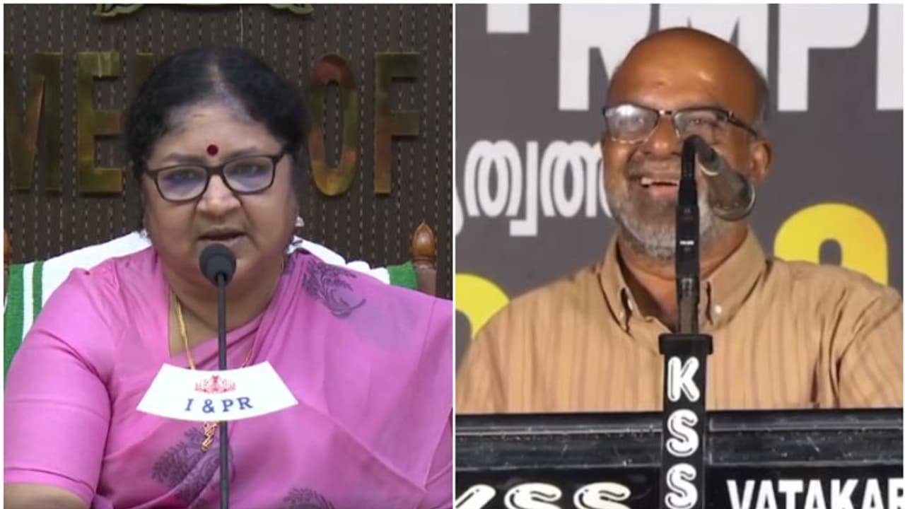 ആര്എംപി നേതാവിന്റെ സ്ത്രീവിരുദ്ധ പരാമര്ശം; ആണ്കോയ്മാ മുന്നണിയായി യുഡിഎഫ് അധഃപതിച്ചെന്ന് മന്ത്രി ആര്എംപി നേതാവിന്റെ സ്ത്രീവിരുദ്ധ പരാമര്ശം; ആണ്കോയ്മാ മുന്നണിയായി യുഡിഎഫ് അധഃപതിച്ചെന്ന് മന്ത്രി