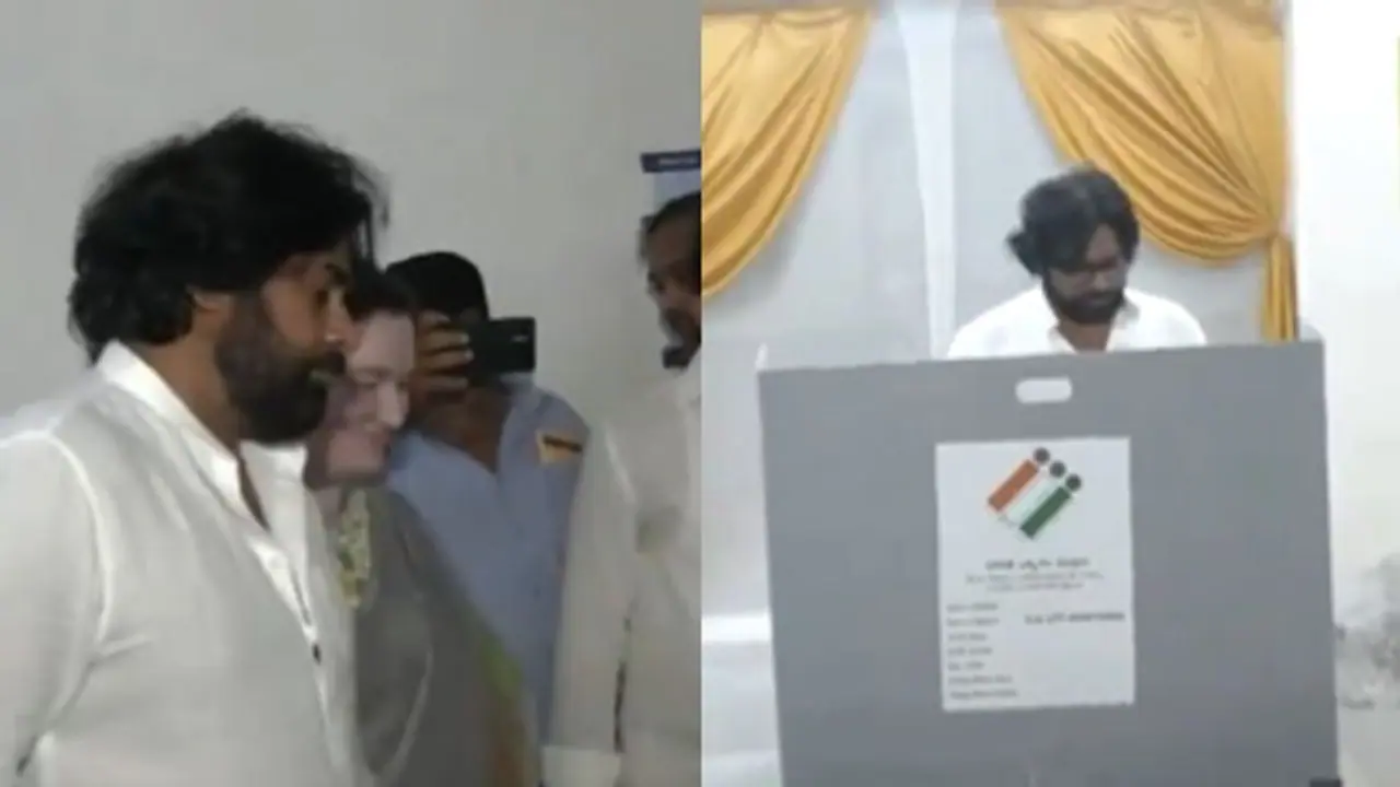 Lok Sabha Elections 2024: Jana Sena Party chief Pawan Kalyan casts his vote, video goes viral [watch]