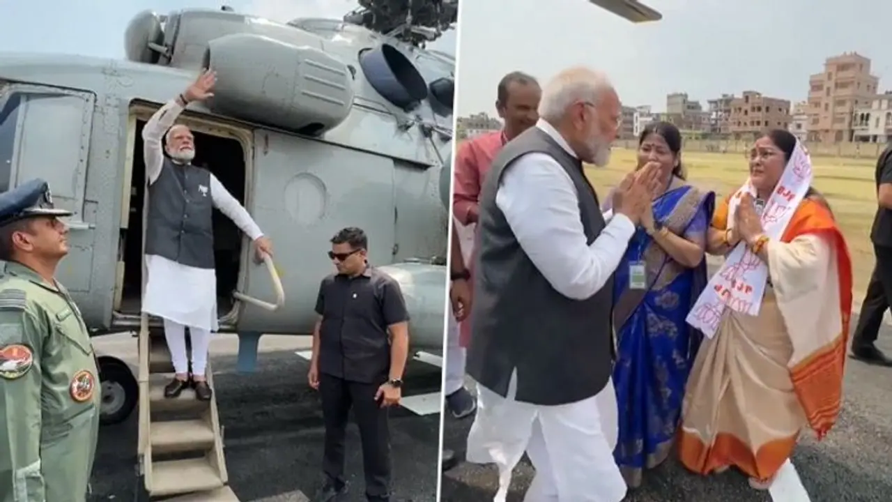 Lok Sabha Elections 2024: PM Modi blesses woman who welcomed him with tears of joy in Saran (WATCH)