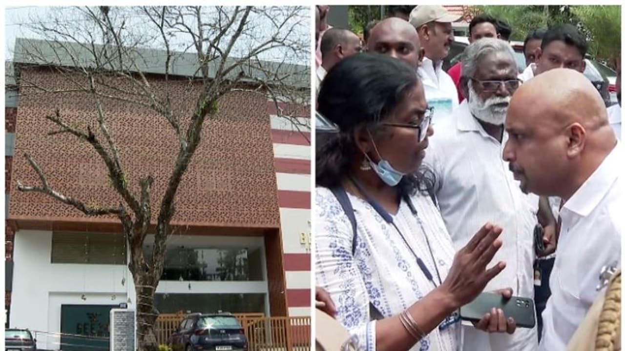 കരിഞ്ഞ പ്ലാവിനെ ചൊല്ലി വിവാദം; ഷാജി മോൻ ജോർജിനെതിരെ കേസ്; സ്ത്രീത്വത്തെ അപമാനിച്ചെന്ന് പരാതി