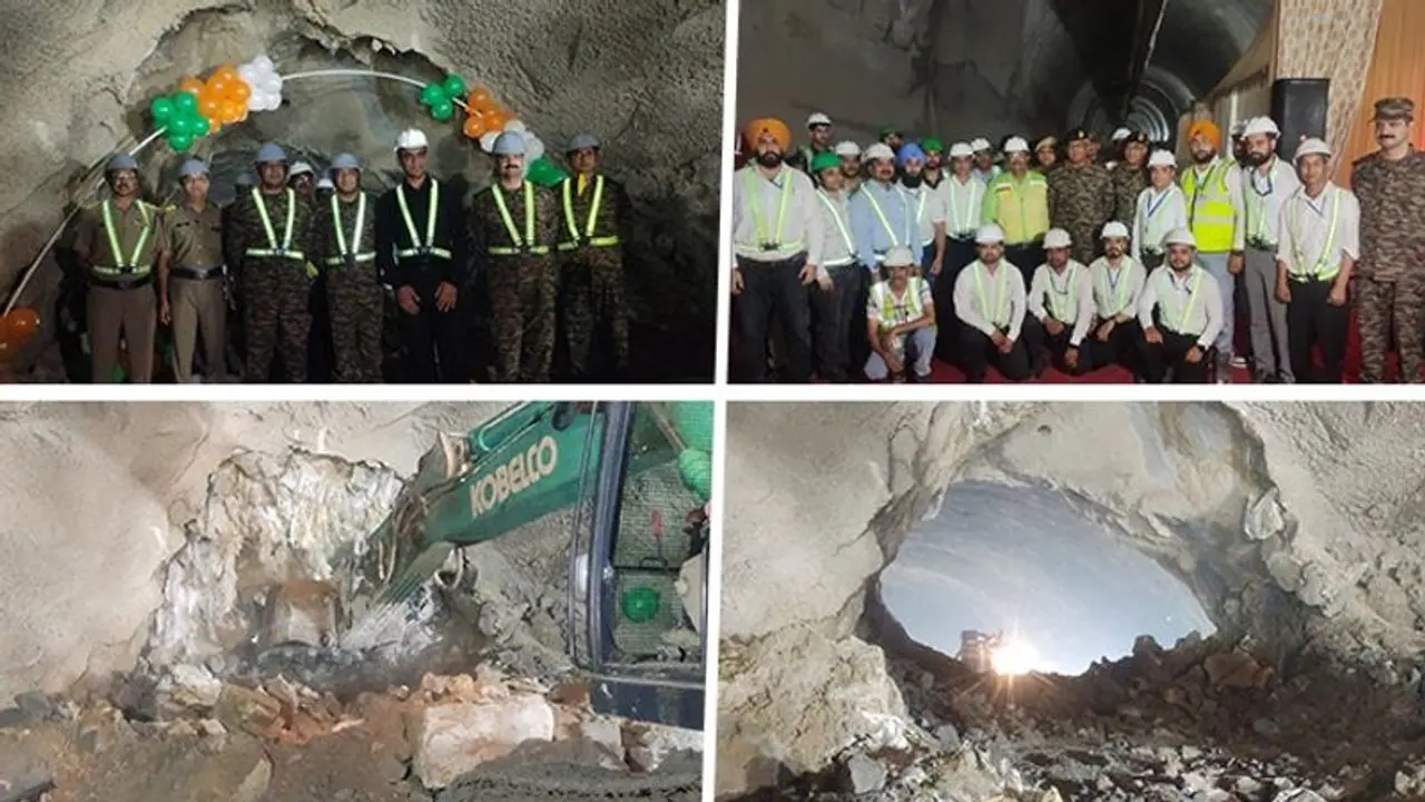 Milestone in J&K's 'Golden Arc Road' connectivity: BRO achieves breakthrough of 2.79 km Sungal tunnel Milestone in J&K's 'Golden Arc Road' connectivity: BRO achieves breakthrough of 2.79 km Sungal tunnel