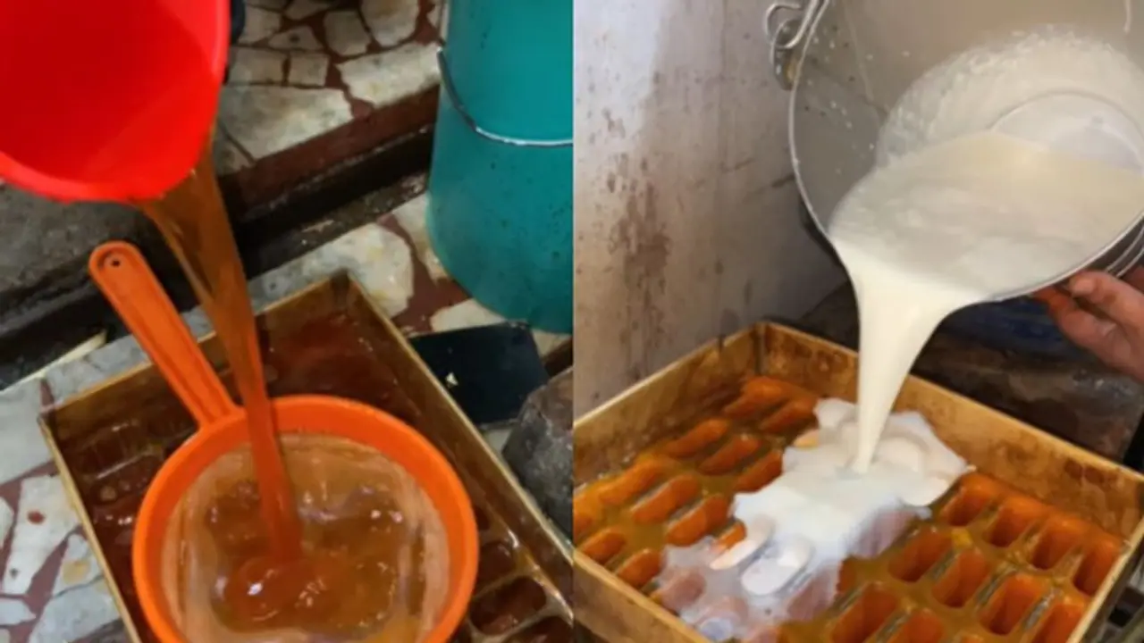 Viral Video: Social media abuzz with hygiene concerns surrounding Kanpur's ice cream factory Viral Video: Social media abuzz with hygiene concerns surrounding Kanpur's ice cream factory