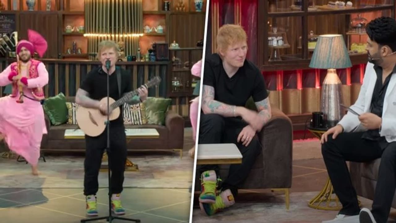 Ed Sheeran sings song about barfi, paneer pakoda; gets hired by Sunil Grover for a show in Rajasthan [WATCH]